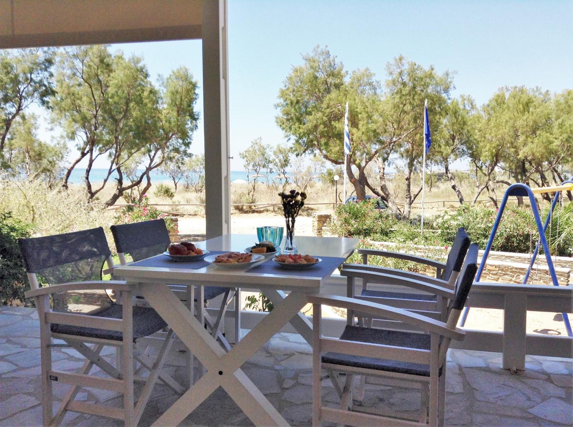 Nostos Beachfront Apartments&Studios Agios Ioannis  Exterior foto